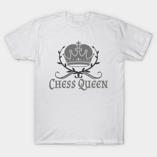 Chess Queen Crown Player Women Lady T-Shirt